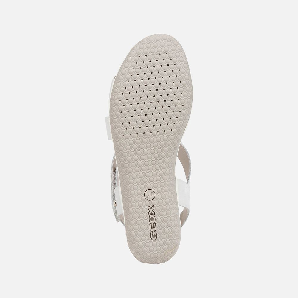 Sandalias Geox Senhora Branco - Vega - ZFCQH2083